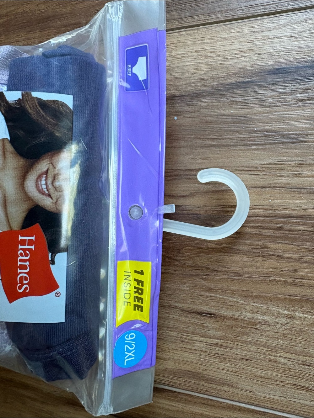 Hanes Briefs 7 Pack, multicolor, sz 9/2xl - Picture 2 of 3